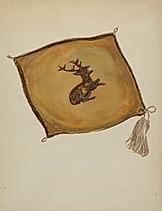 Cushion Top by Florence Huston