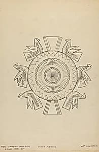 Cut Tin Candle Holder by William Hoffman