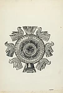 Cut Tin Candle Holder by Irene M. Burge