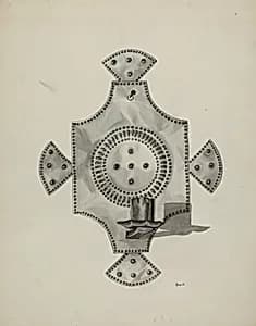 Cut Tin Candleholder (Candelero) by Irene M. Burge