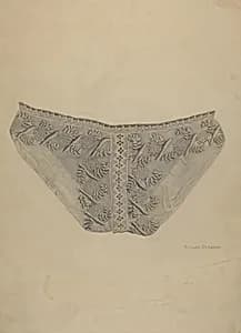 Cutwork Lace Bib by Richard Whitaker