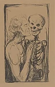 Dance of Death (Dødsdans) by Edvard Munch