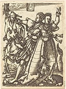 Dance of Death V by Allaert Claesz