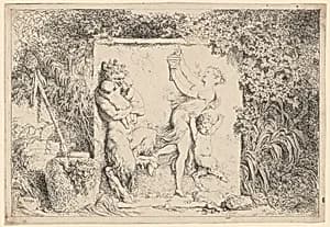 Dance of the Satyrs by Jean-Honoré Fragonard