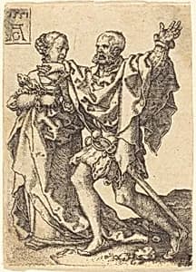 Dancing Couple by Heinrich Aldegrever