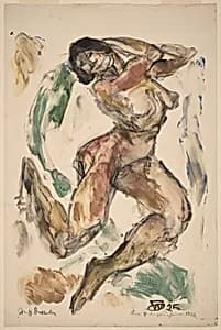 Dancing Nude by Wilhelm Oesterle