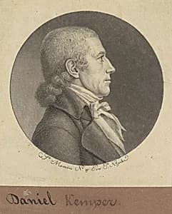 Daniel Kemper by Charles B. J. Févret de Saint-Mémin