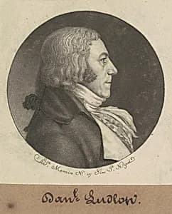 Daniel Ludlow by Charles B. J. Févret de Saint-Mémin