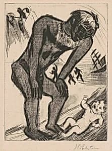 Das Findelkind (The Foundling) by Max Pechstein