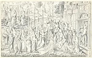 David and Bathsheba by Jan van Roome
