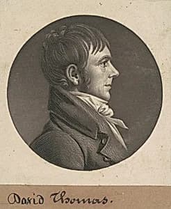 David Thomas by Charles B. J. Févret de Saint-Mémin