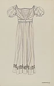 Day Dress (back view)
 by Irene M. Burge