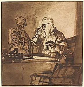Death and the Miser by Nicolaes Maes