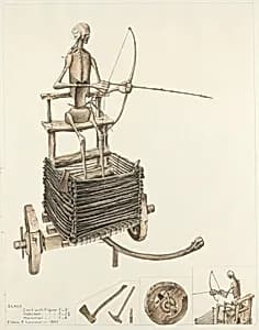 Death Angel and Cart by Eldora P. Lorenzini