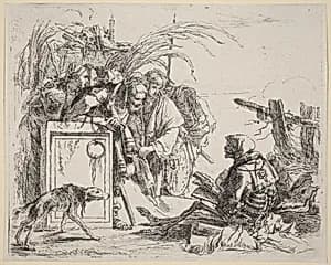 Death Giving Audience by Giovanni Battista Tiepolo