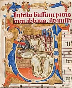 Death of Saint Benedict by Fra Gregorio Mutii da Montalcino