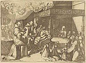 Death of the Queen by Jacques Callot