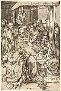 Death of the Virgin by Martin Schongauer