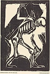 Death with a Coffin by Christian Rohlfs