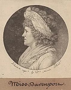 Debby Davenport by Charles B. J. Févret de Saint-Mémin