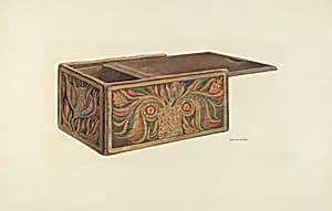 Decorated Box by Carl Strehlau