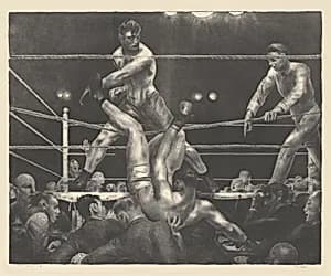 Dempsey and Firpo by George Bellows