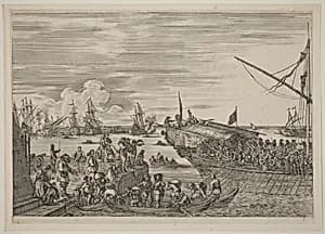 Departure of a Ship by Stefano Della Bella