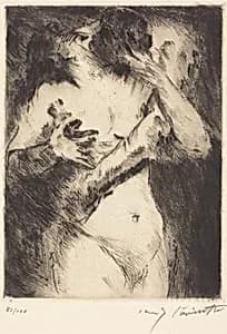 Der Kuss (The Kiss) by Lovis Corinth