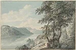 Derwentwater by Paul Sandby