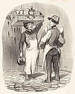 Des chargés d'affaires by Honoré Daumier