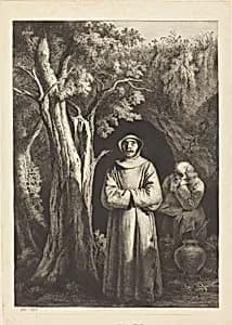 Desert Monks by Jean-Jacques de Boissieu after Francisco de Zurbarán