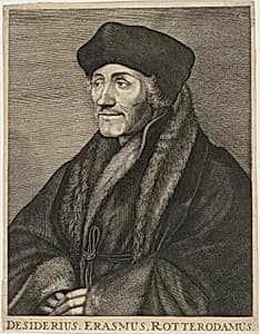 Desiderius Erasmus by Lucas Emil Vorsterman after Hans Holbein the Younger