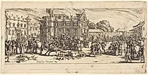 Destruction of a Convent by Jacques Callot