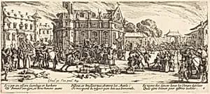 Destruction of a Convent by Jacques Callot