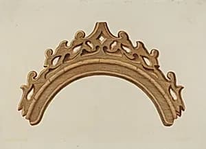 Detail of Confessional by Harry Mann Waddell
