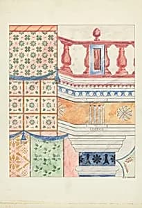 Detail of Wall Painting by Randolph F. Miller