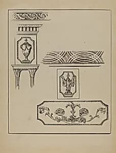 Details of Paneling by Charles Squires