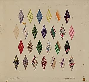 Details of Patchwork Quilt by Gladys Phillips