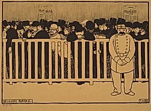 Deuxieme Bureau (Box Office) by Félix Vallotton