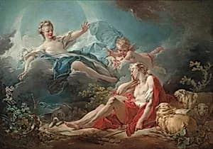 Diana and Endymion by Jean Honoré Fragonard