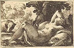 Diana Recumbent by Laurent de La Hyre