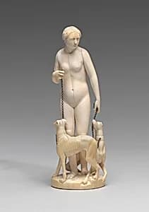 Diana with Her Hounds by Circle of Leonhard Kern