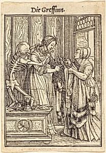 Die Greffinn (The Countess) by Hans Lützelburger after Hans Holbein the Younger
