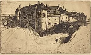 Dieppe Castle by David Young Cameron