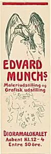 Diorama Exhibition Poster by Edvard Munch