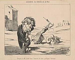 Disciples de M. Cobden by Honoré Daumier