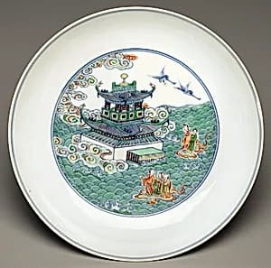 Dish by Chinese Qing Dynasty