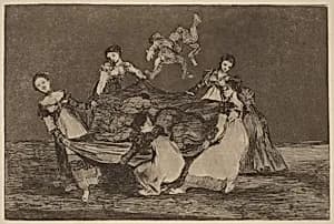 Disparate femenino (Feminine Folly) by Francisco Goya