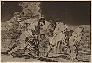 Disparate furioso (Furious Folly) by Francisco Goya