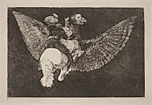 Disparate volante (Flying Folly) by Francisco Goya